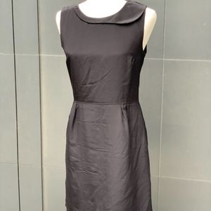 Classic Satin Little Black Dress